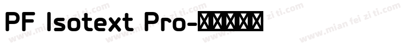 PF Isotext Pro字体转换